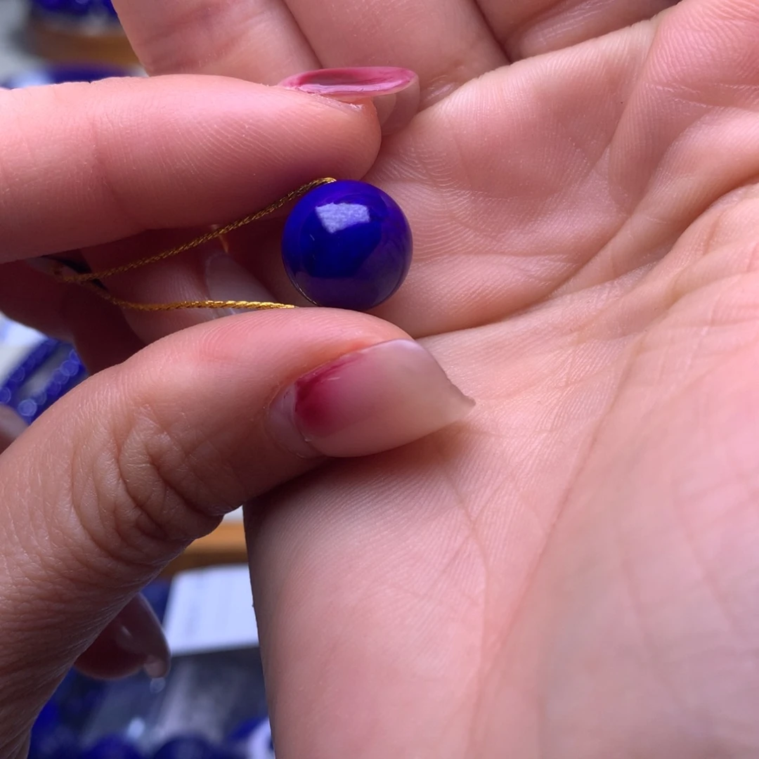 青金石单珠未镶嵌一**生