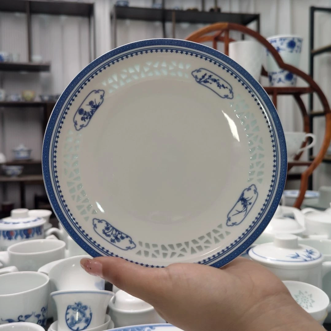 瓷四时吉祥6.5寸骨碟四只装