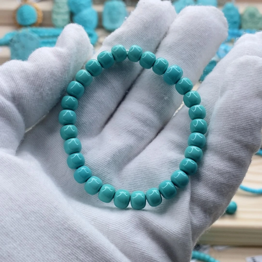 绿松石珠宝奇石未镶嵌火*果