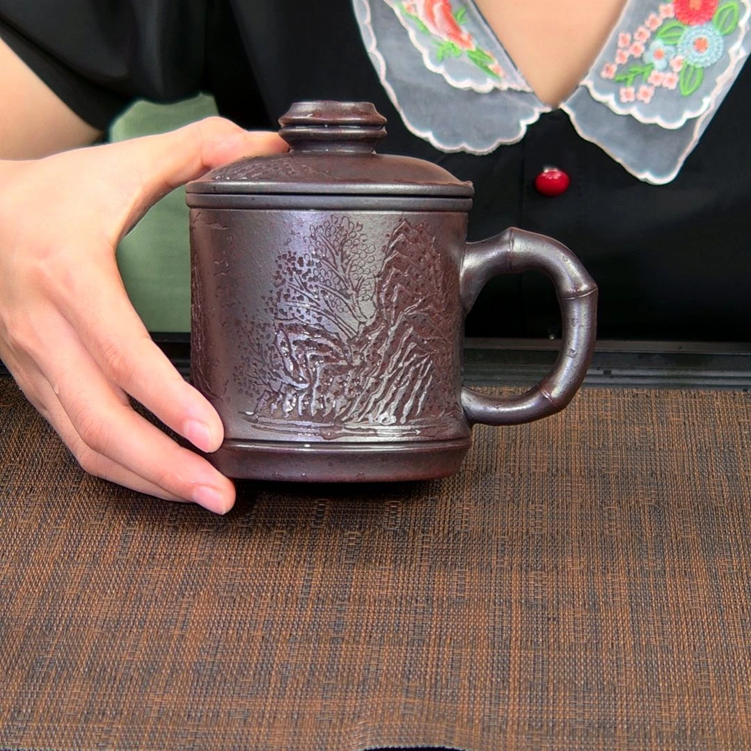 茶杯紫砂高货放漏
