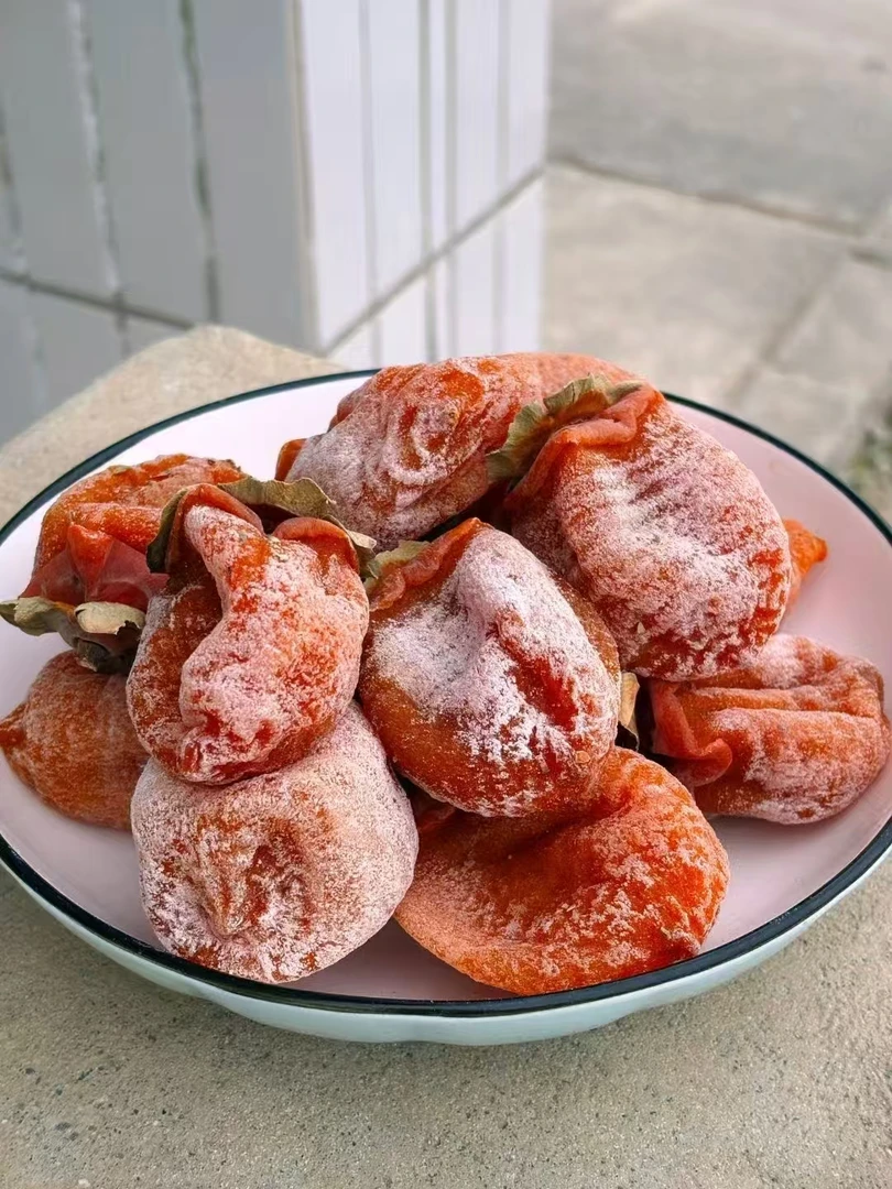 【京东中通】霜降柿饼软糯香甜流心柿香浓郁农家自产自销2/3/5斤