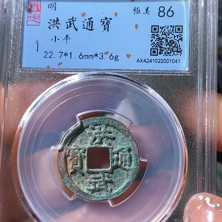 铜5洪武通宝闻德86 1041