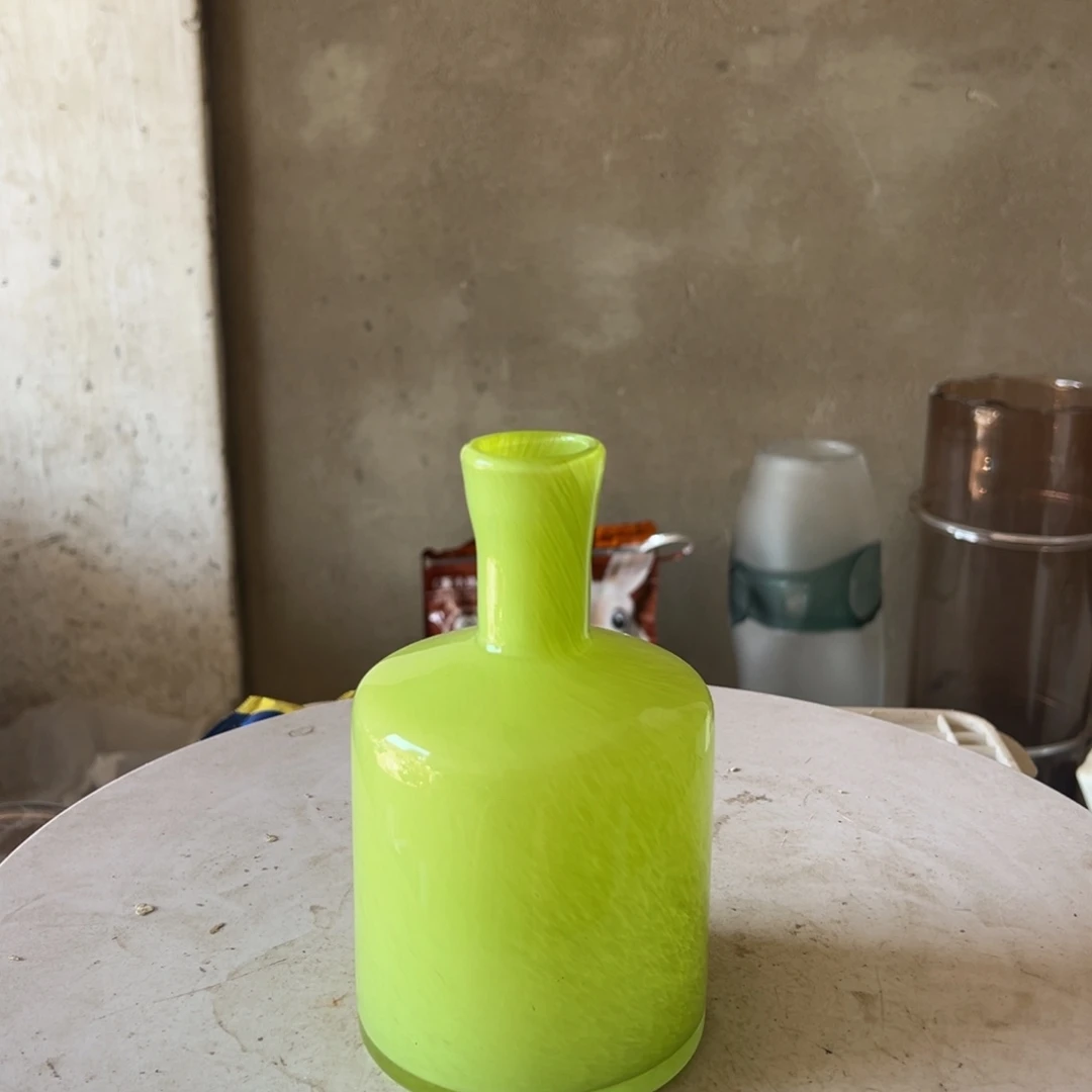 弘扬琉璃花器微瑕高度17