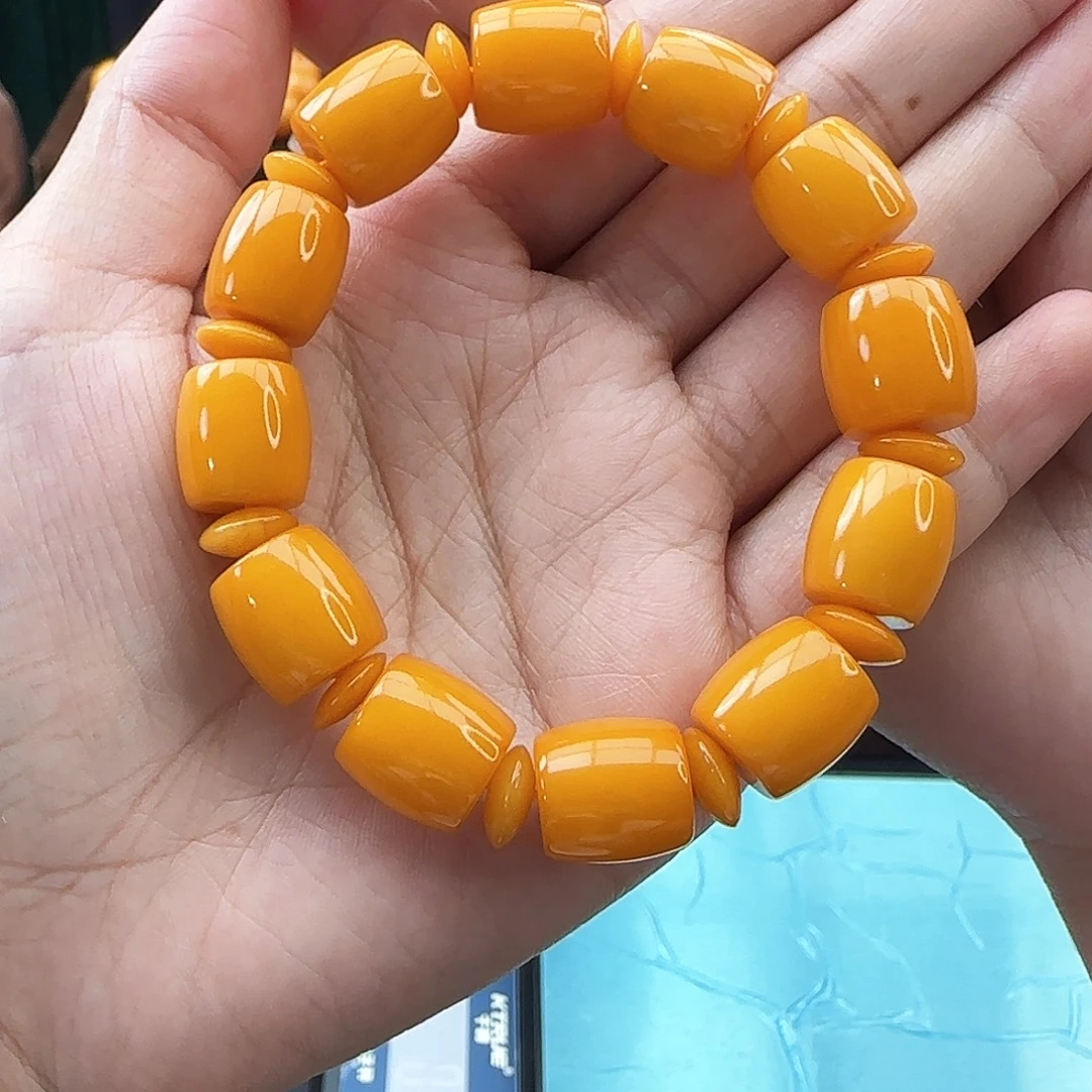 琥珀颈饰未镶嵌12M蜜蜡