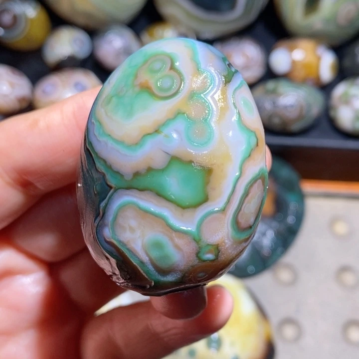 未镶嵌玛瑙/玉髓珠宝半成品16