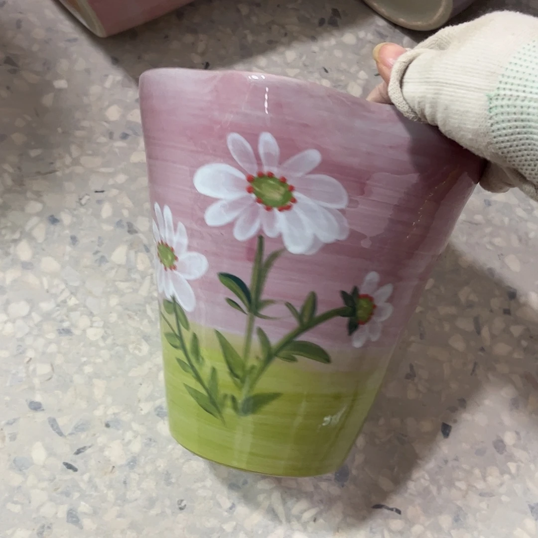 一***舟景德镇陶瓷花盆花盆