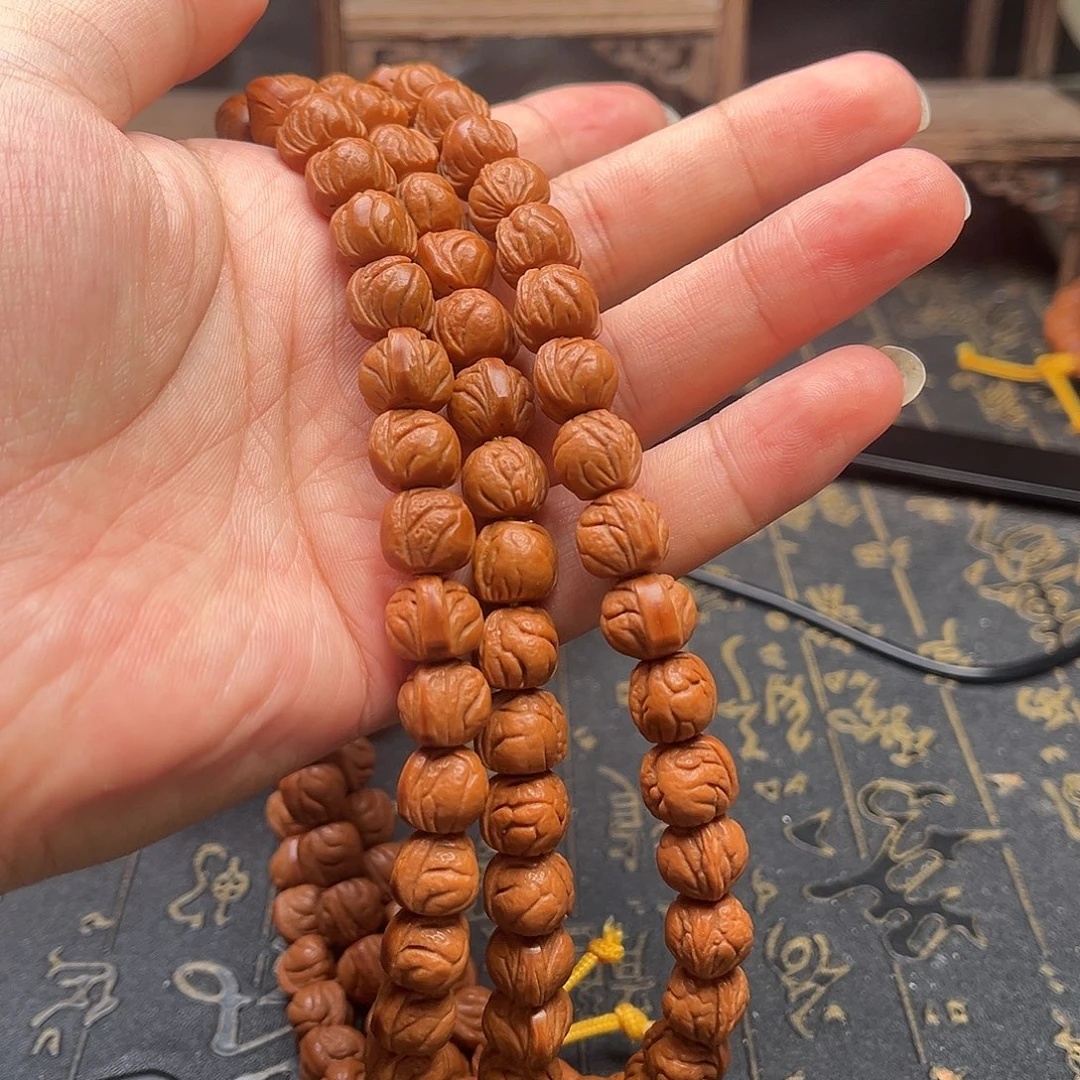 吊坠桃核小龙纹薄挂