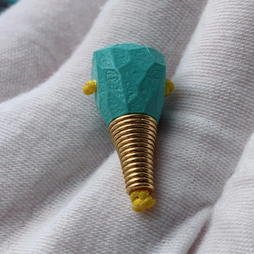 绿松石配饰18K金镶嵌