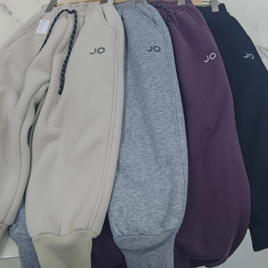 羊驼绒儿童冬款加绒卫裤按编码下单