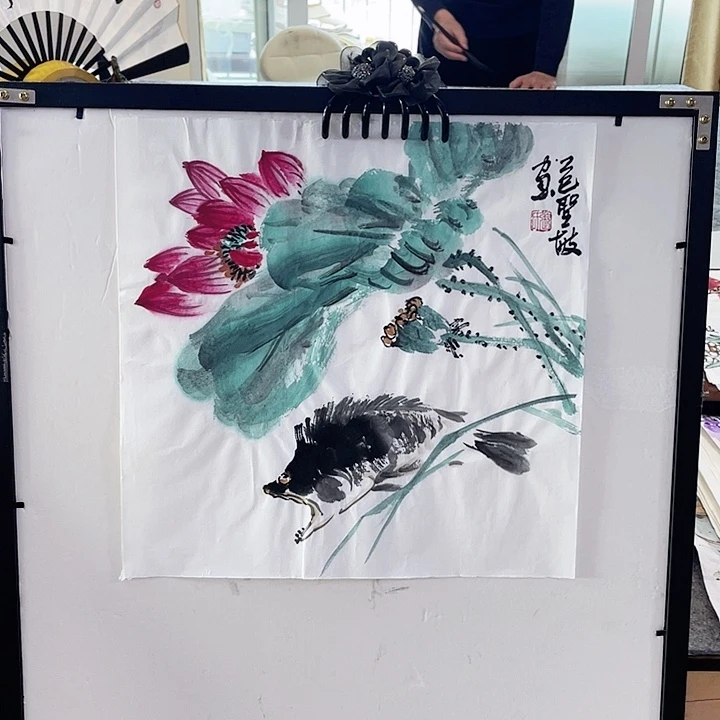 国画张圣敏先生纯手绘作品