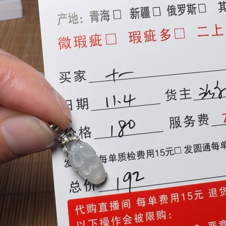 十***一翡翠银S925镶嵌颈饰