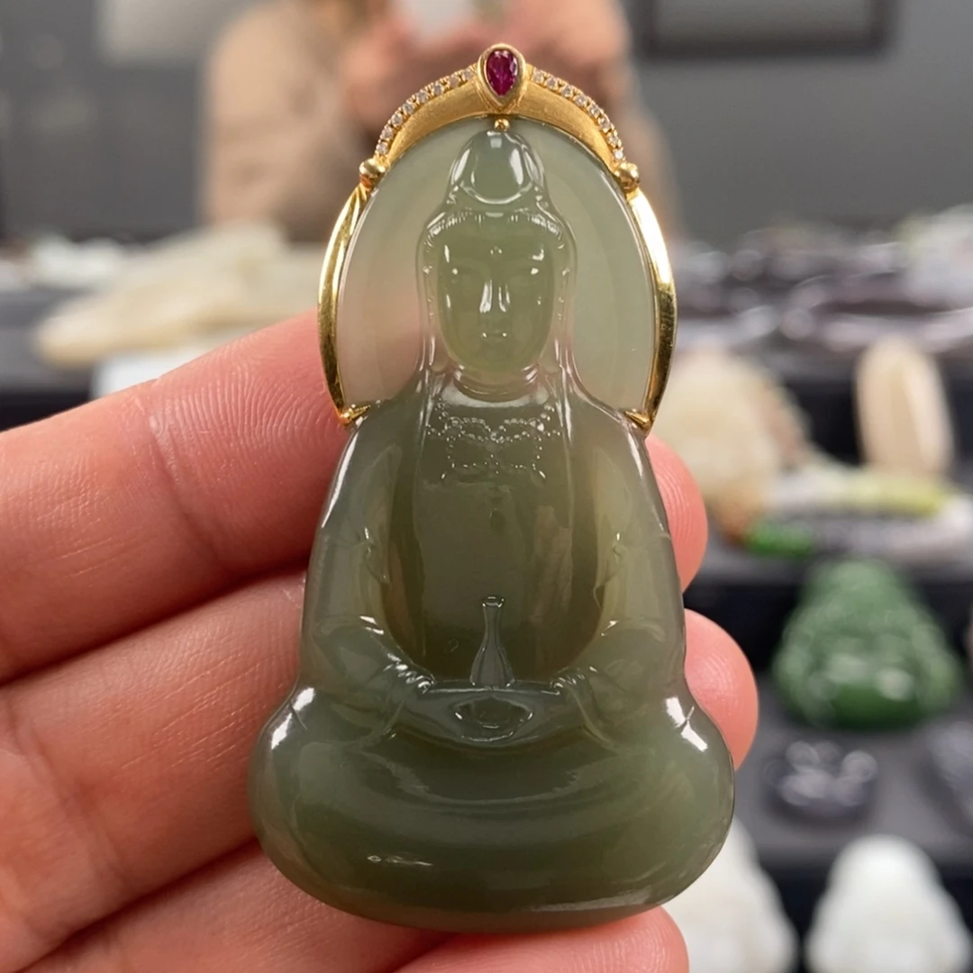 颈饰未镶嵌和田玉