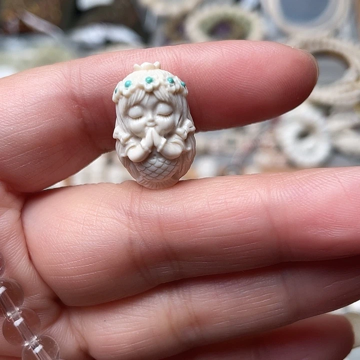 手串/手链/手镯猛犸象牙花环美人鱼