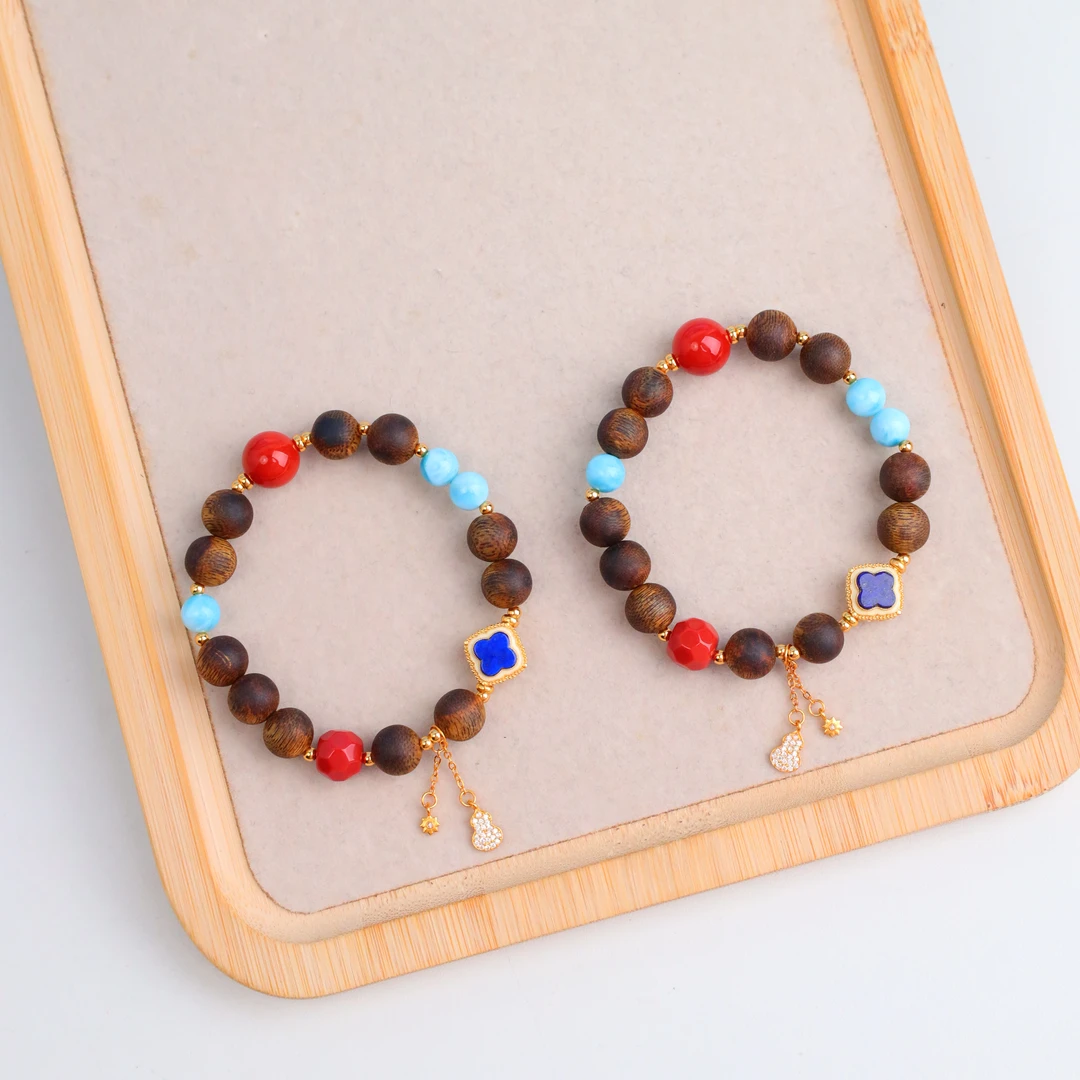 沉香【琪琪珠宝】天然沉香手串——多样性发货发其一