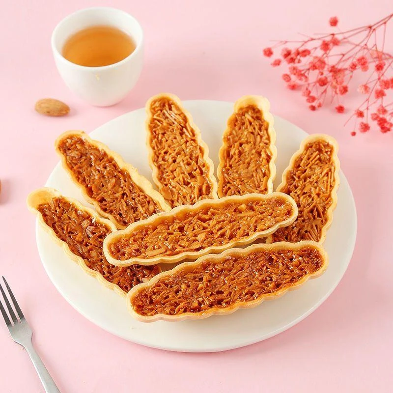 40枚小叶酥坚果脆小船酥花生日式饼干网红小零食小吃休闲食品10枚