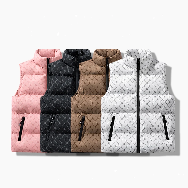 西域骆驼VANCAMEL冬季棉马甲男女同款情侣衣服保暖防风外套77777