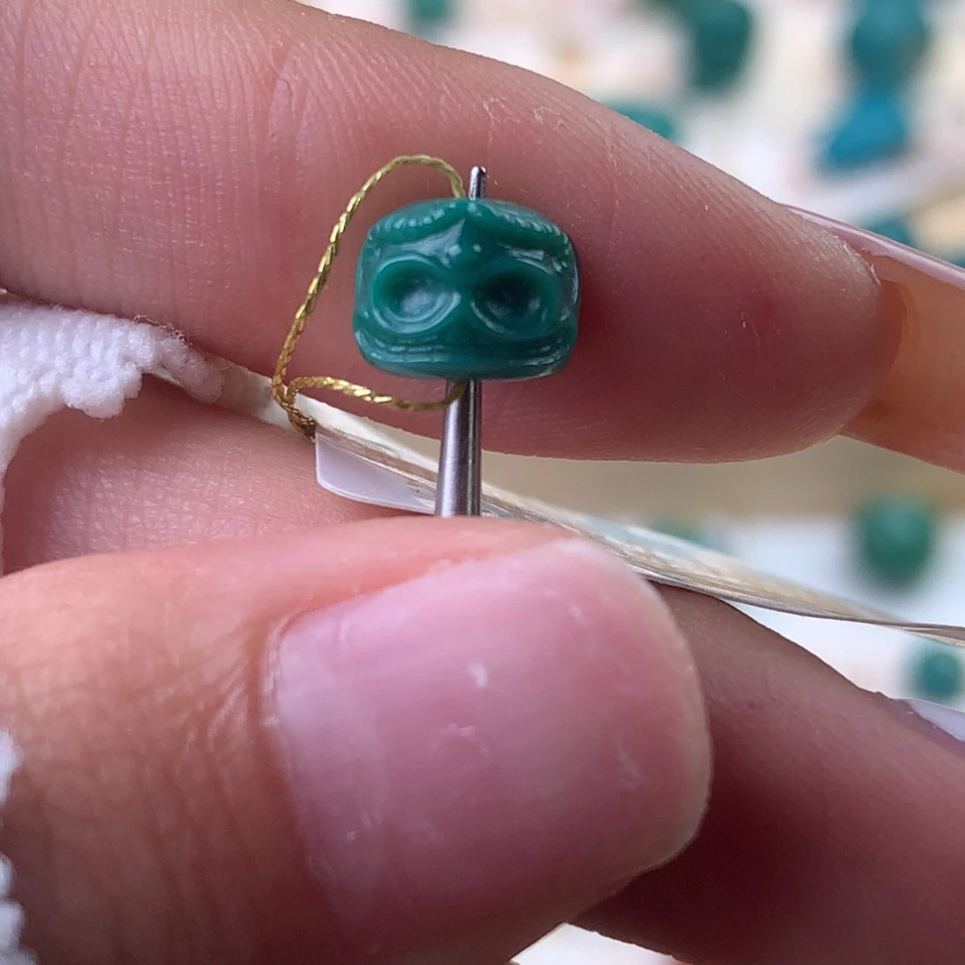 未镶嵌绿松石配饰蕊7.7。6.3