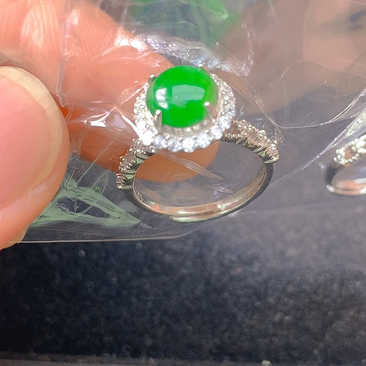 翡翠银S925镶嵌颈饰