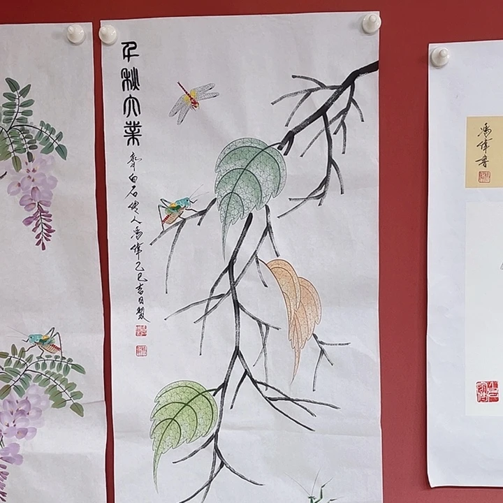 国画冯老师手绘作品