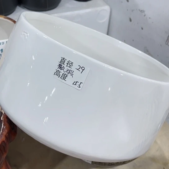 多肉绿植陶瓷花盆9.9包邮，有孔
