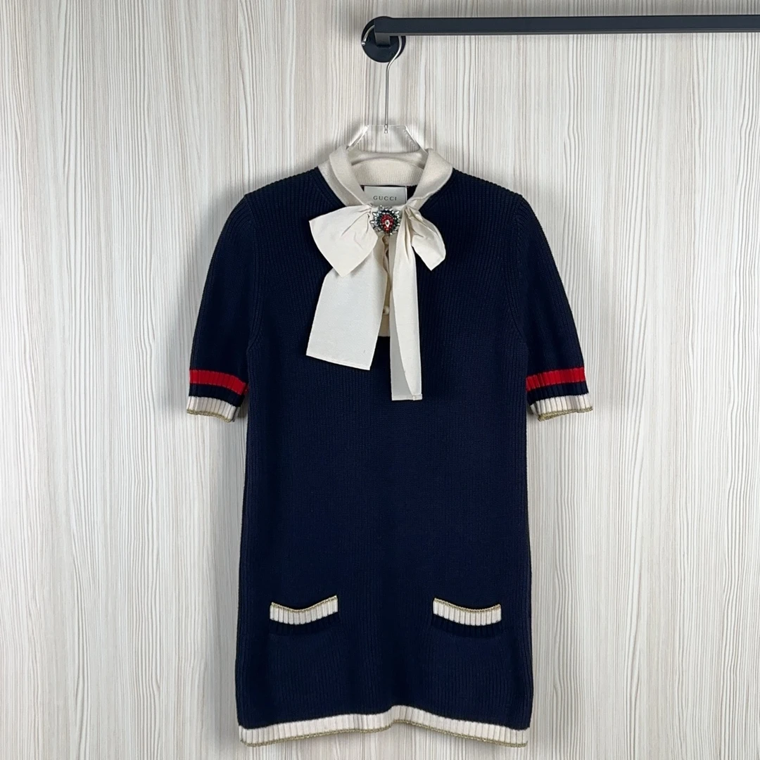 99新 GUCCI/古驰 安洁利严选 连衣裙 尺码S成色看直播 GSS25278