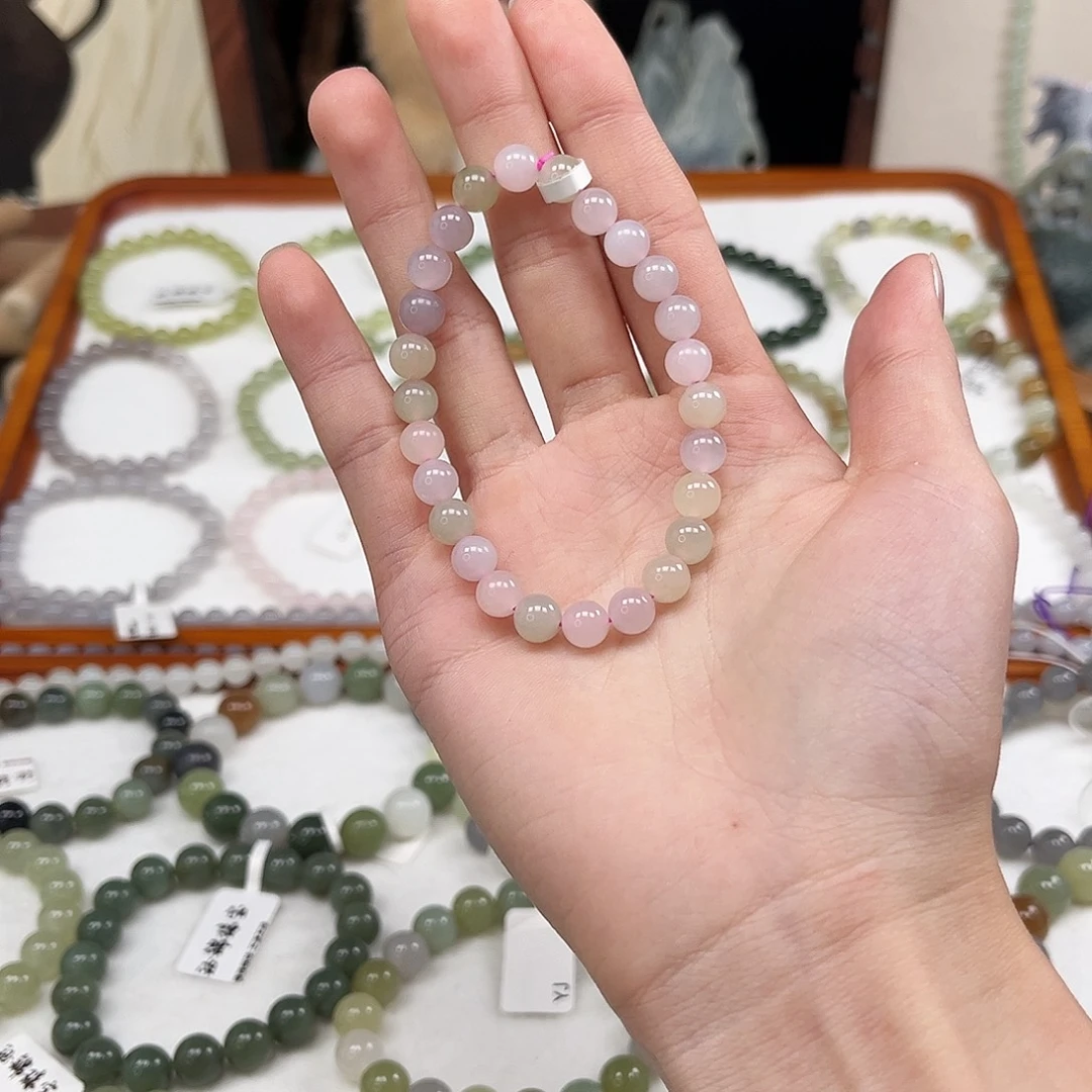社***孩和田玉（糖玉）未镶嵌手链