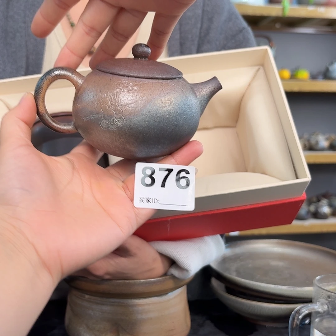 棉***糖坭兴陶纯柴烧原矿泥料纯手工壶