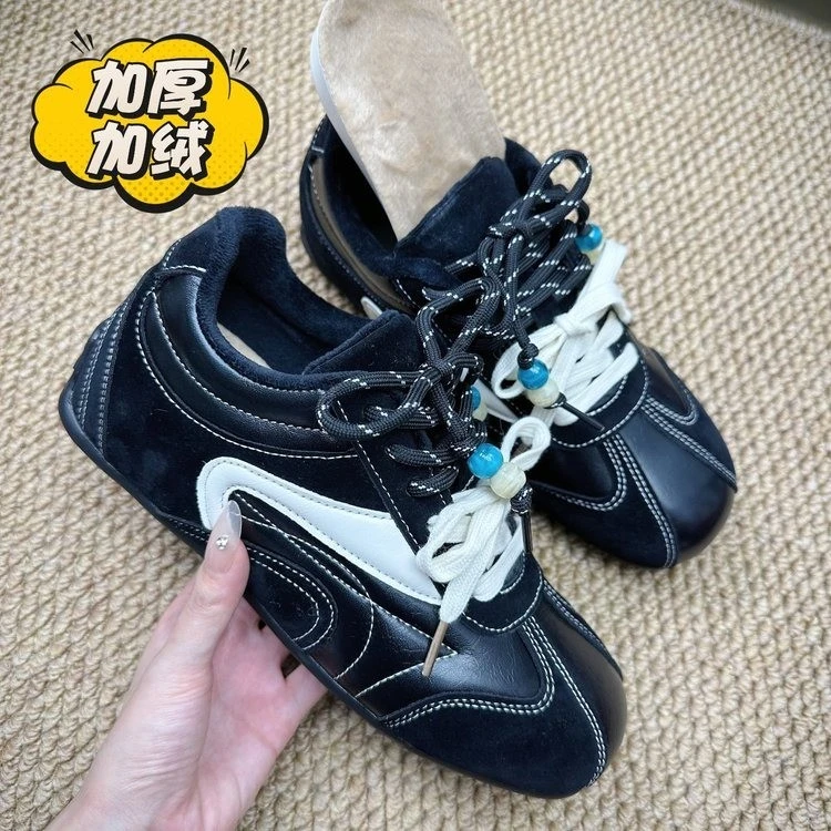 环球秋季新款5cm德迅系带作业韩版时尚女鞋秋季新款鞋子女款爆款