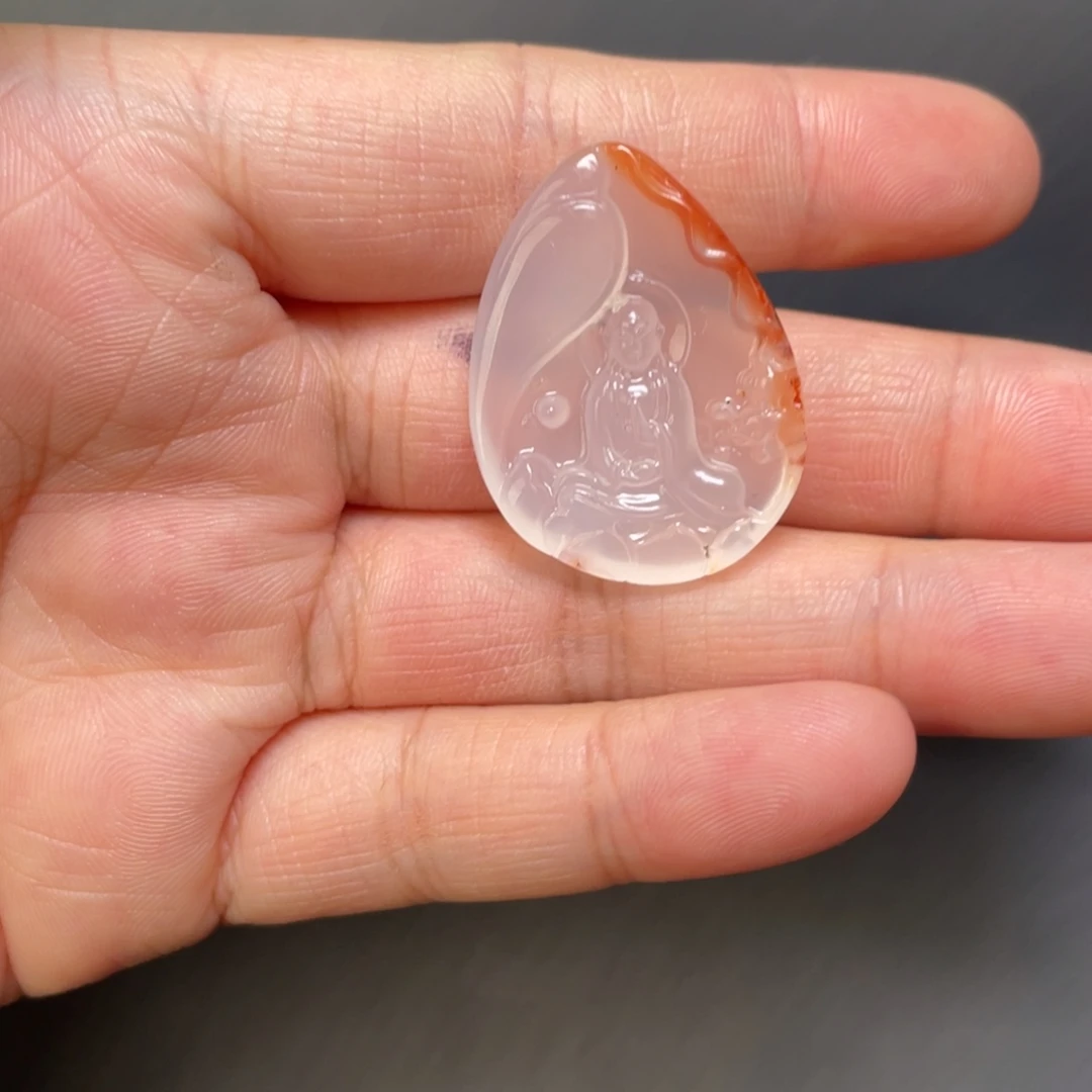 南红玛瑙未镶嵌吊坠