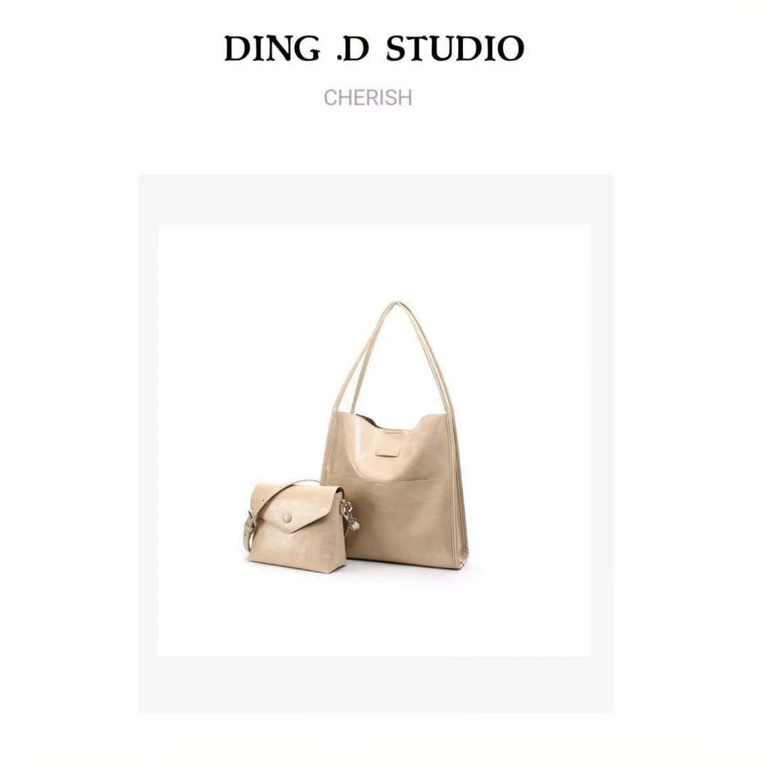 【玫瑰】DING.D新品百搭简约单肩休闲时尚气质ins女包22730