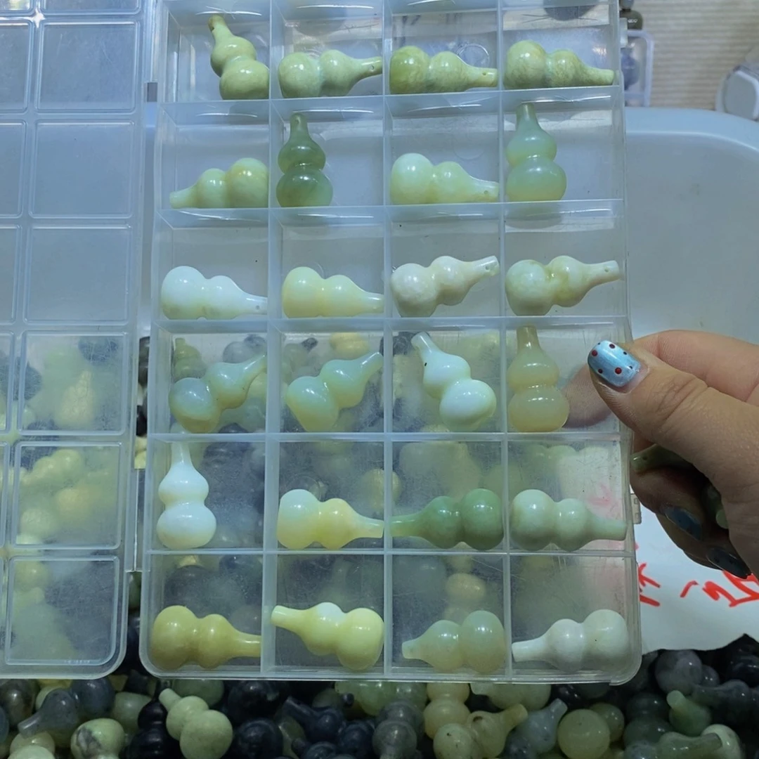 蛇纹石玉未镶嵌毛衣链10