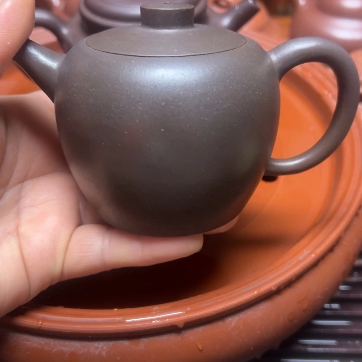 紫砂茶壶宜兴原矿老天青