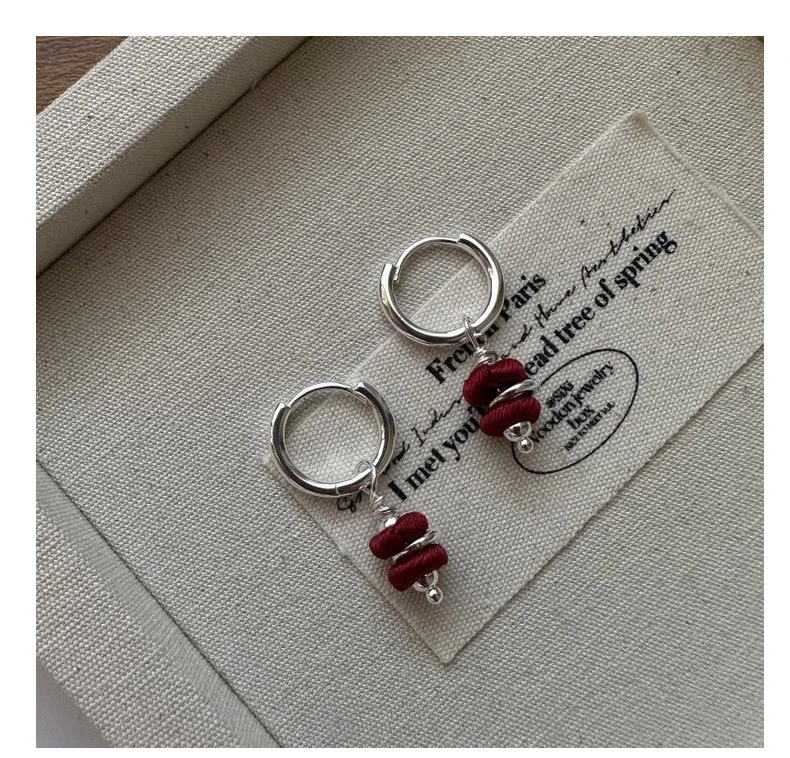 925纯银韩系简约独特耳饰A252