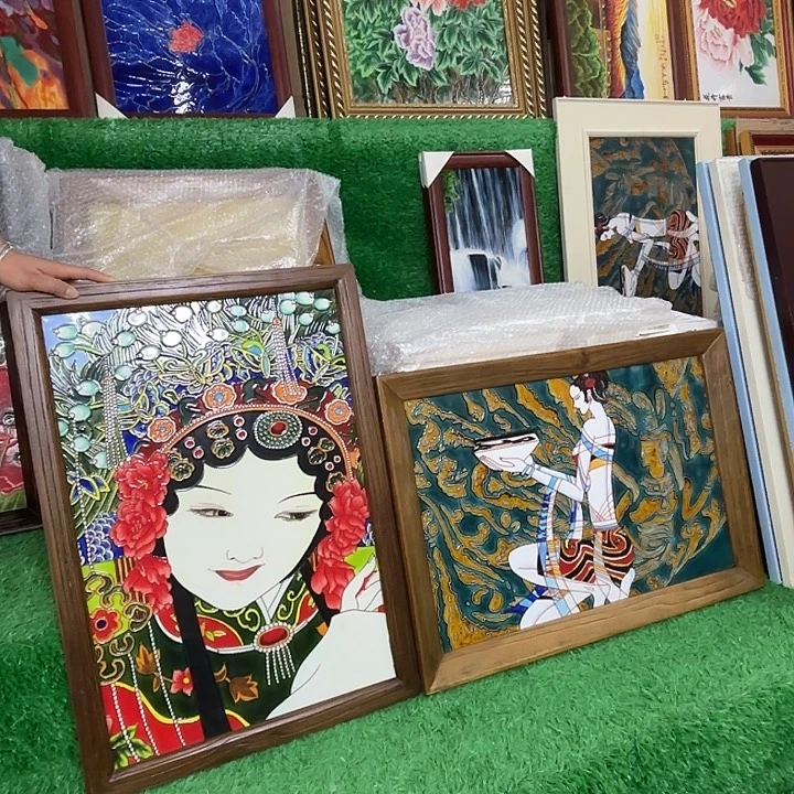 蜗****瓷板画瓷板画40/60挂画
