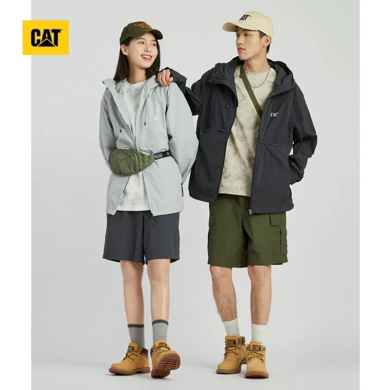 CAT卡特中帮大黄靴户外休闲复古工装鞋男女同款牛皮马丁靴秋冬S