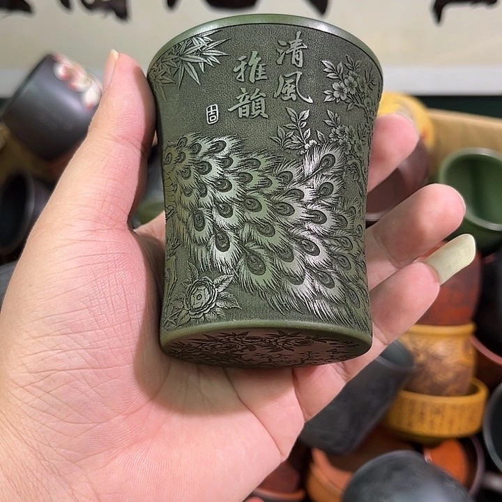 茶杯紫砂全手工紫砂主人杯