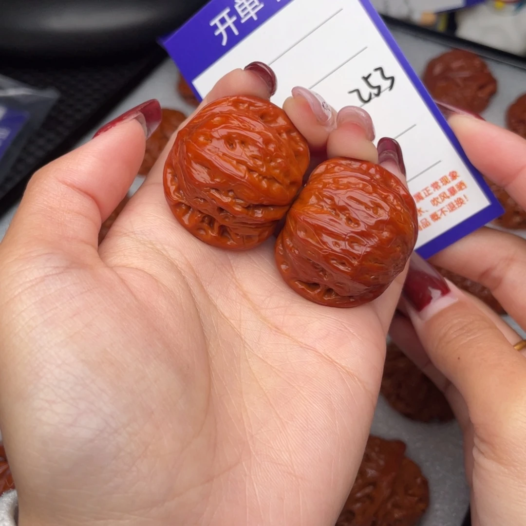 波***菜桃核把件34铁锤253