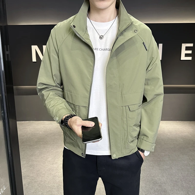 TUCANO/啄木鳥立领夹克男士春秋外套潮流修身工装休闲时尚上衣