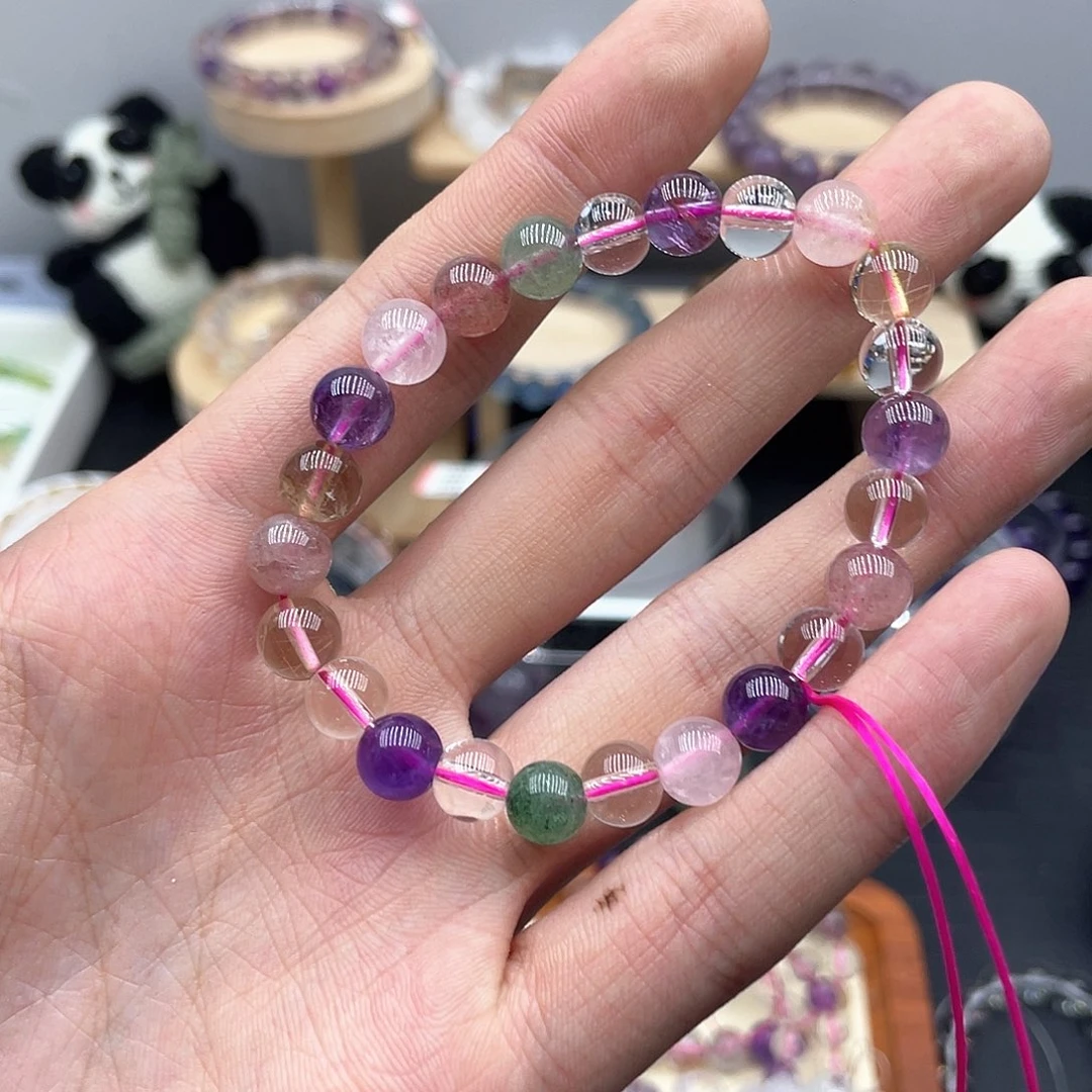 水晶手链未镶嵌多宝