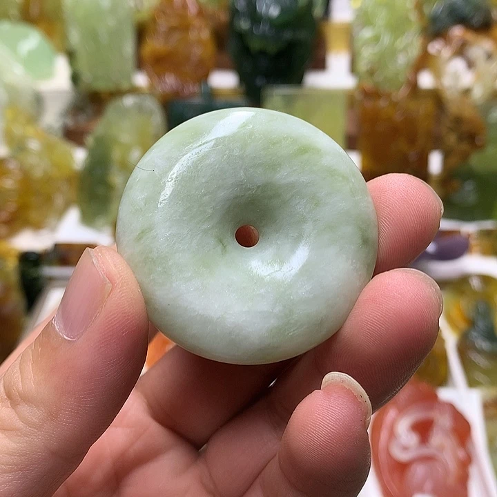 蛇纹石玉未镶嵌珠宝半成品