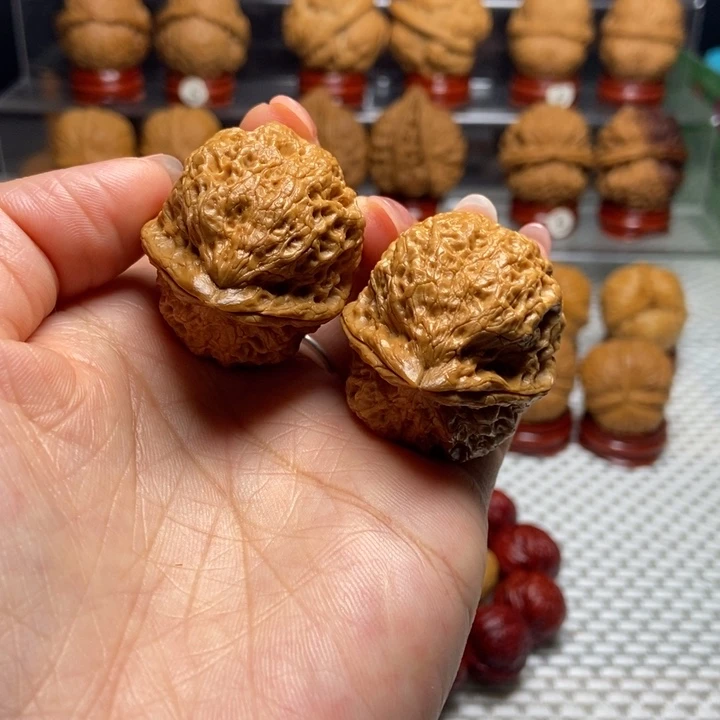 把件文玩核桃1寿星桃元宝