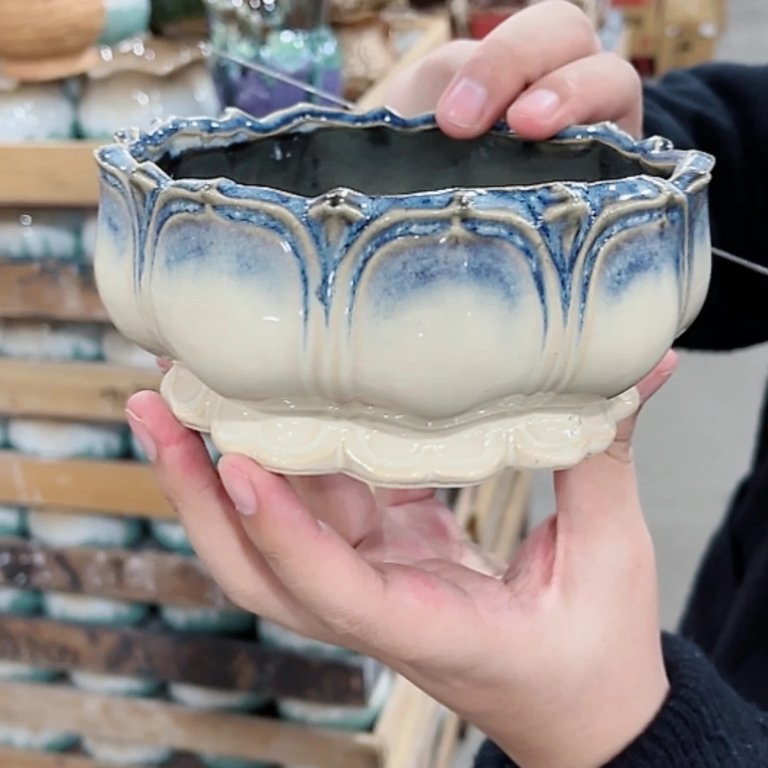 【闪购商品】陶瓷花盆凑单福利满10元发货！