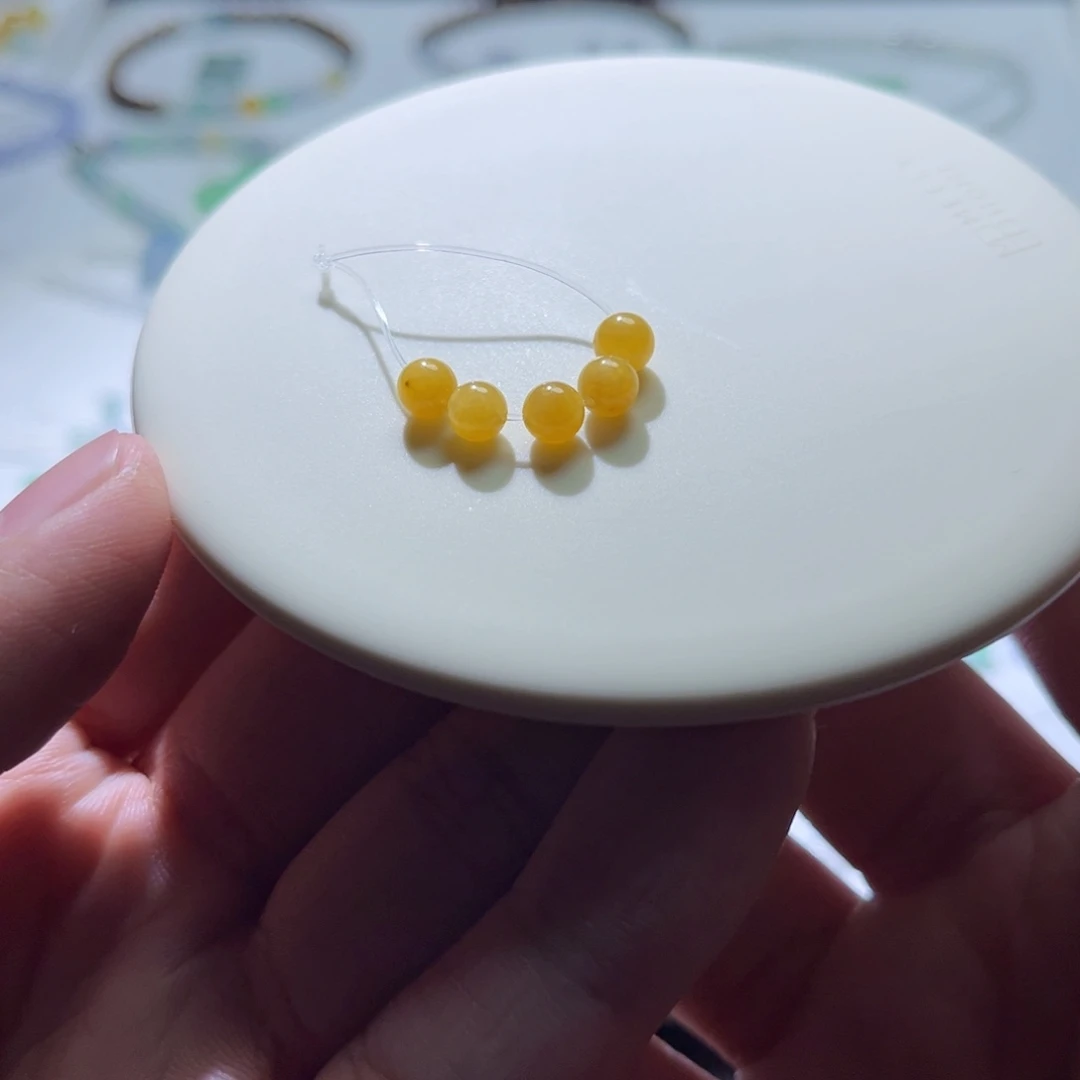 散珠翡翠裸石5颗5mm