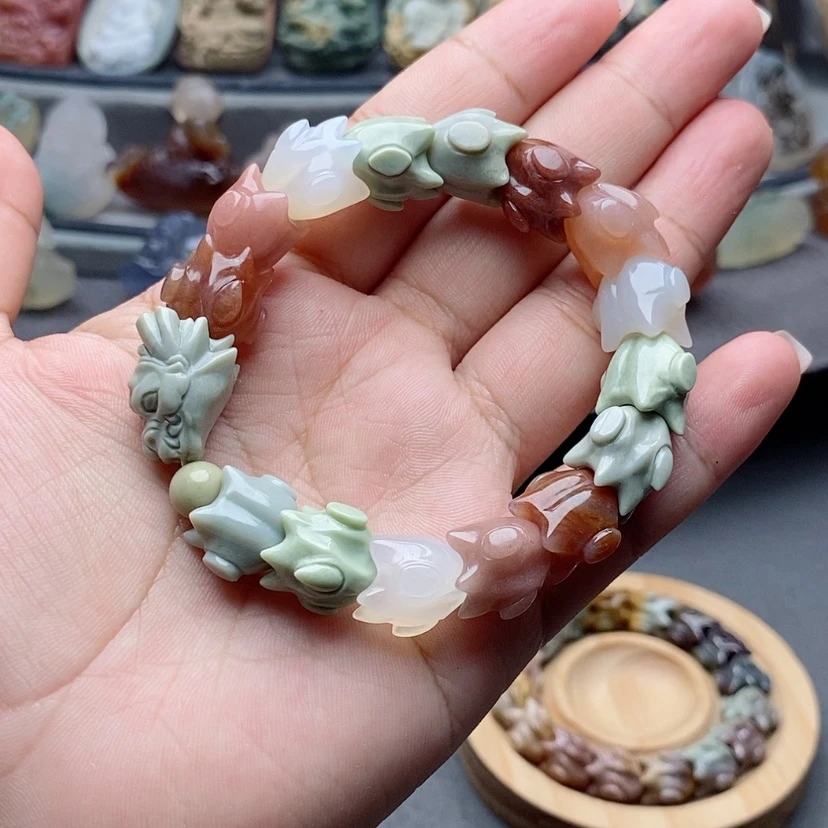 【闪购商品】未镶嵌手串定制石英质玉