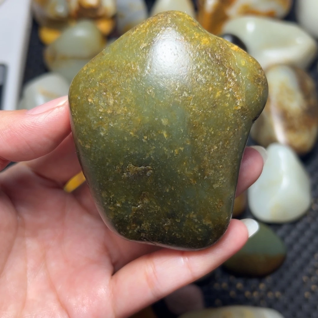 和田玉未镶嵌挂件A79