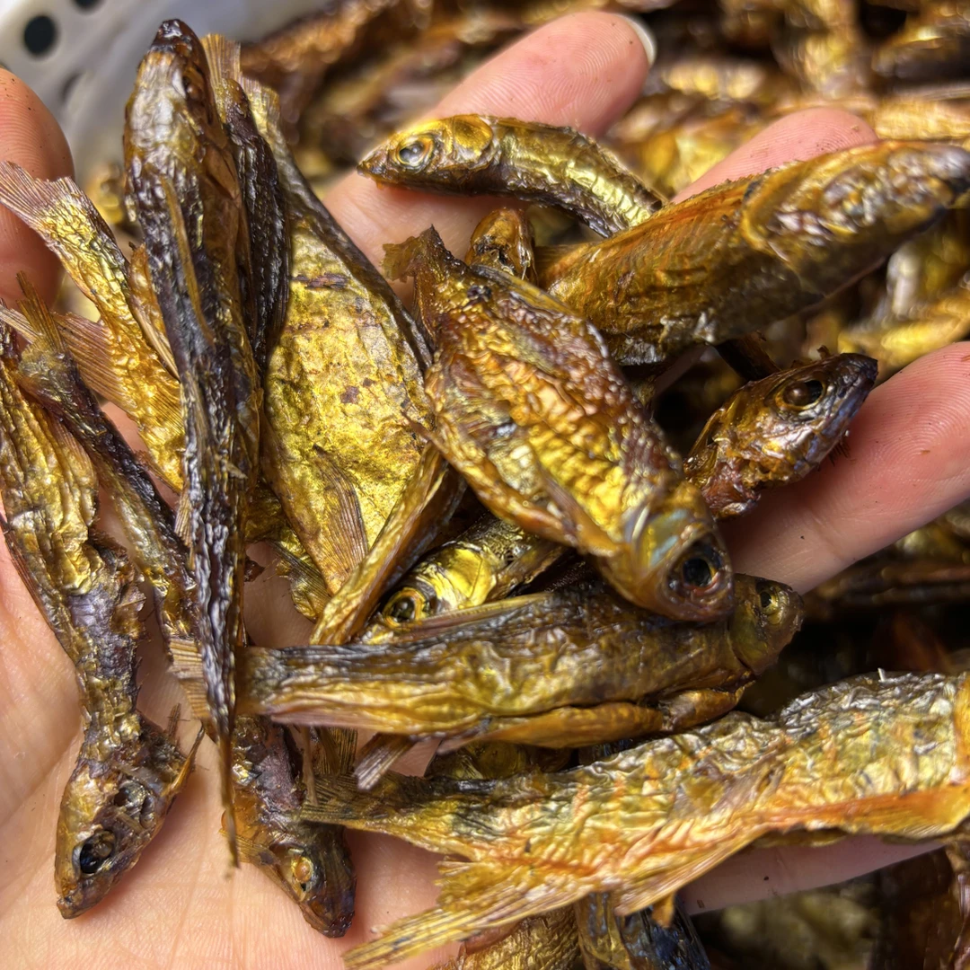 白肚拐鱼干(小马口),米糠烟熏已净膛