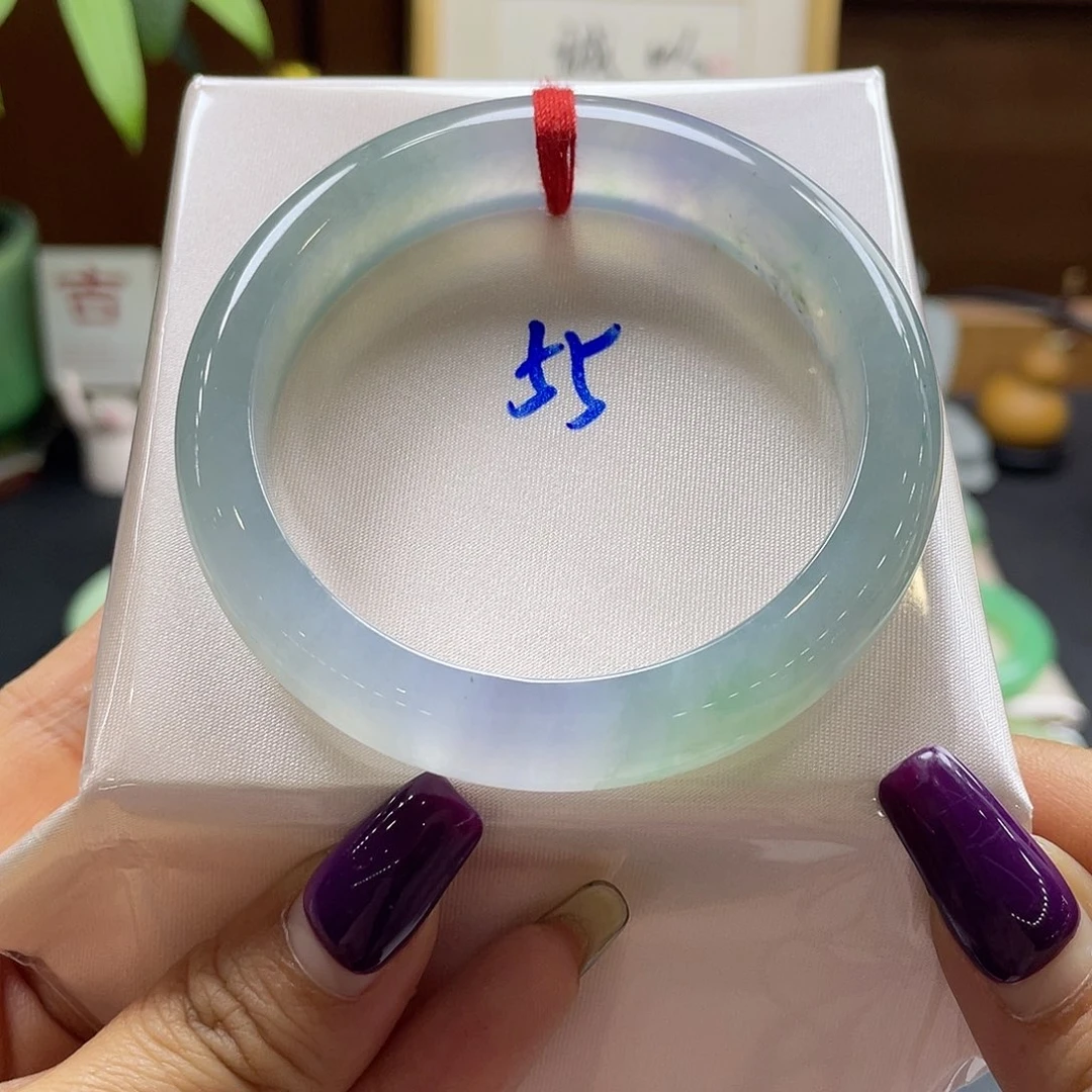 翡翠未镶嵌手镯47 号链接