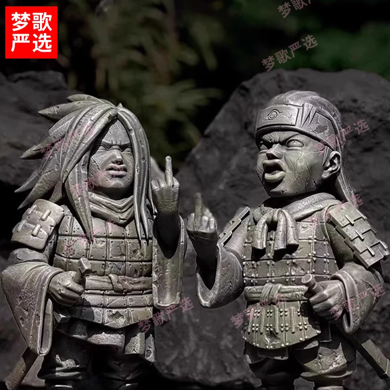 【梦歌】15cm文明终结谷千手柱间宇智波斑忍者动漫车载手办摆件模型