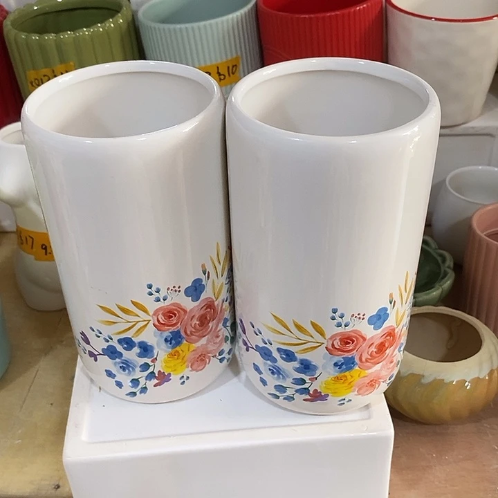 摆件陶盆有孔 微瑕介意勿拍