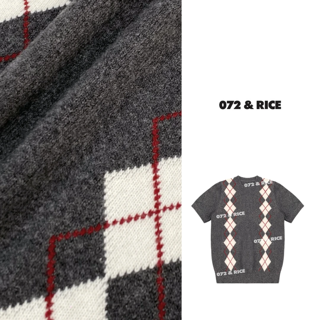 072 & RICE【威廉】绵羊毛 秋季休闲圆领针织衫 95812